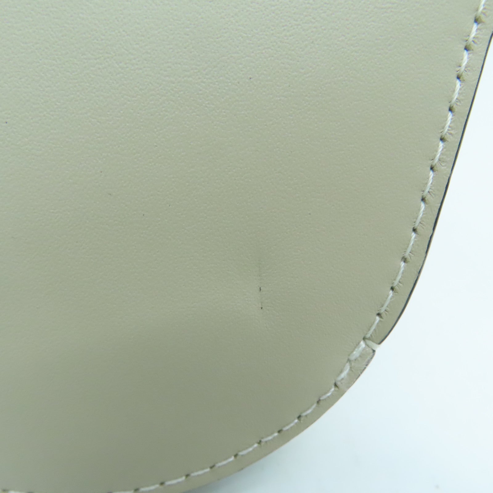 LOEWE 牛皮皮革Shoulder Bag金扣肩背袋蓝色米色