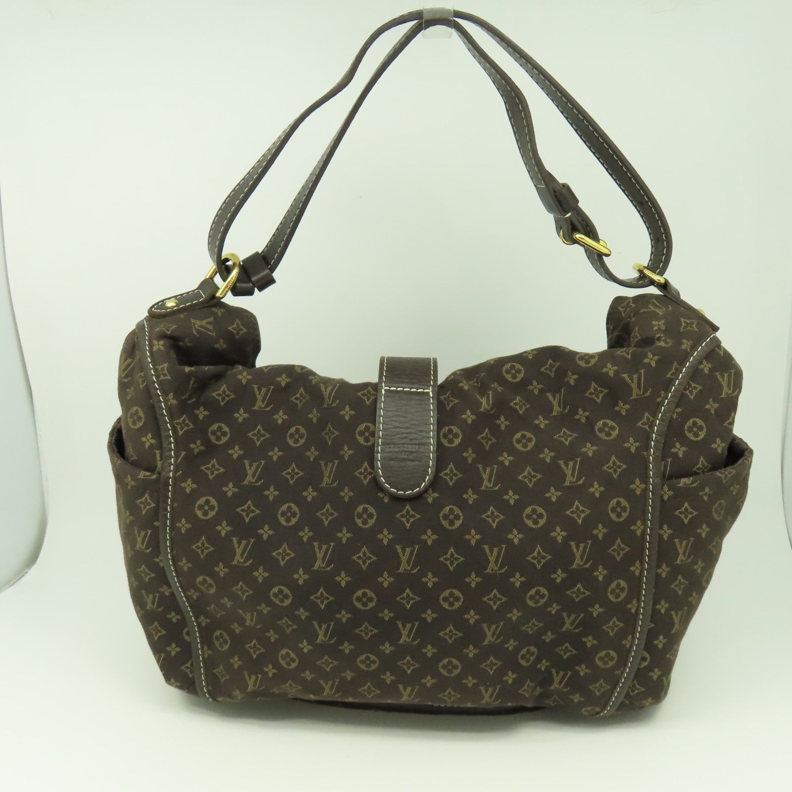 LOUIS VUITTON Monogram Idylle Romance Shoulder Bag金扣肩背袋啡色