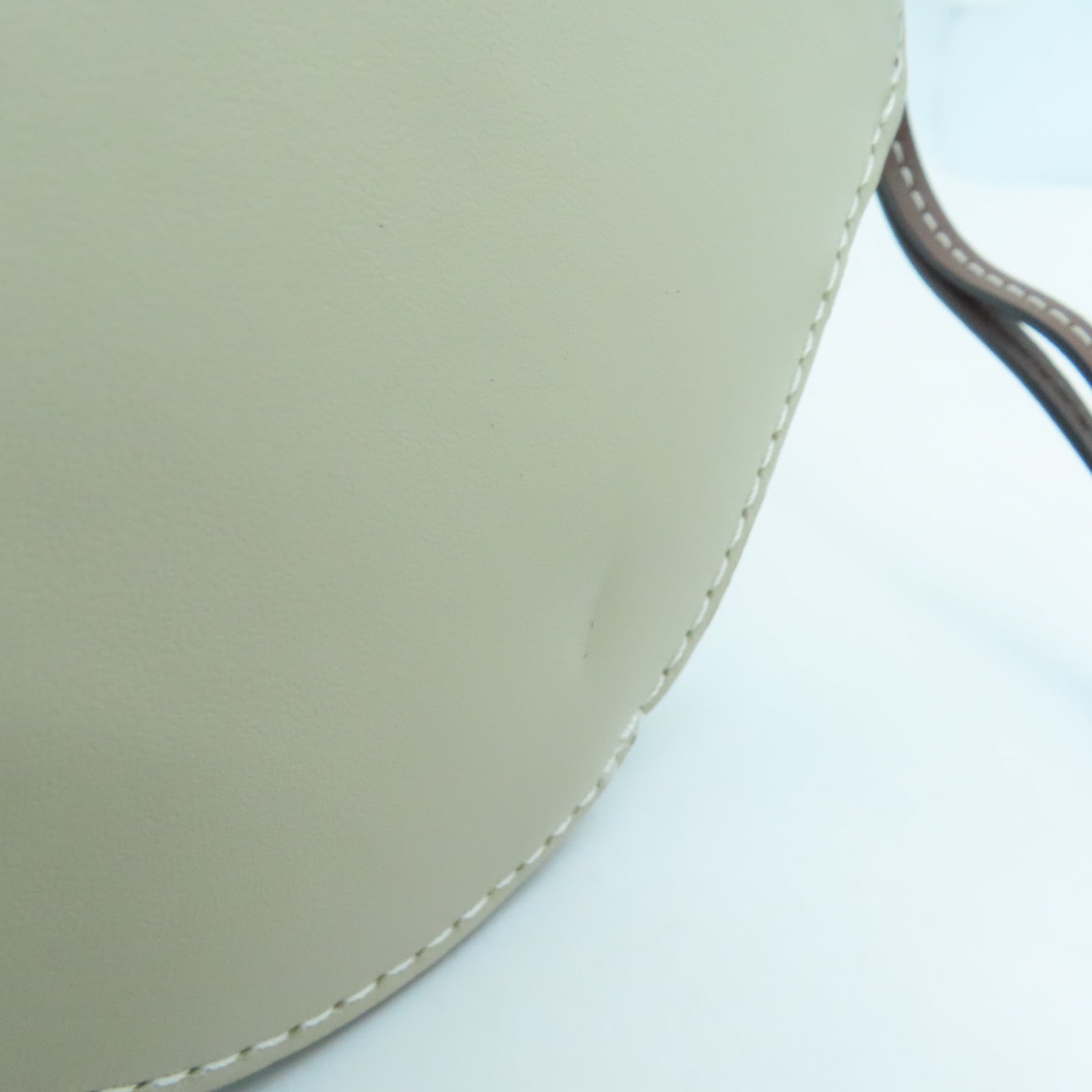 LOEWE 牛皮皮革Shoulder Bag金扣肩背袋蓝色米色