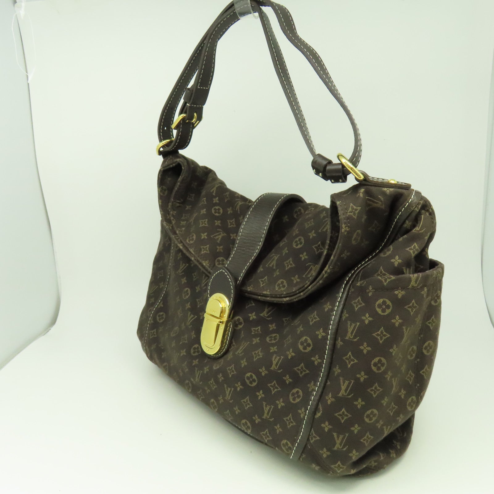 LOUIS VUITTON Monogram Idylle Romance Shoulder Bag金扣肩背袋啡色