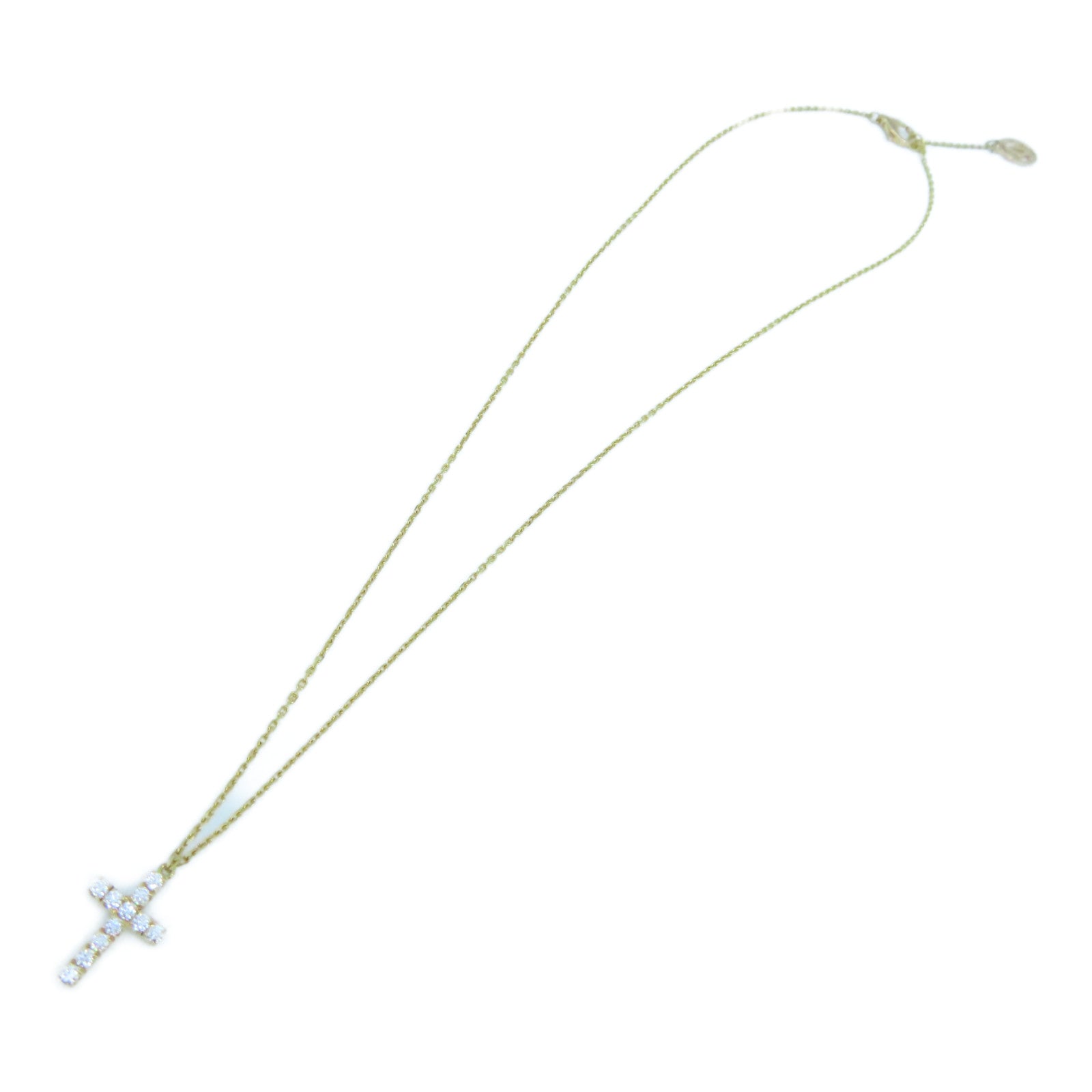 CARTIER 18K玫瑰金Cross Symbol Necklace項鍊2.7g