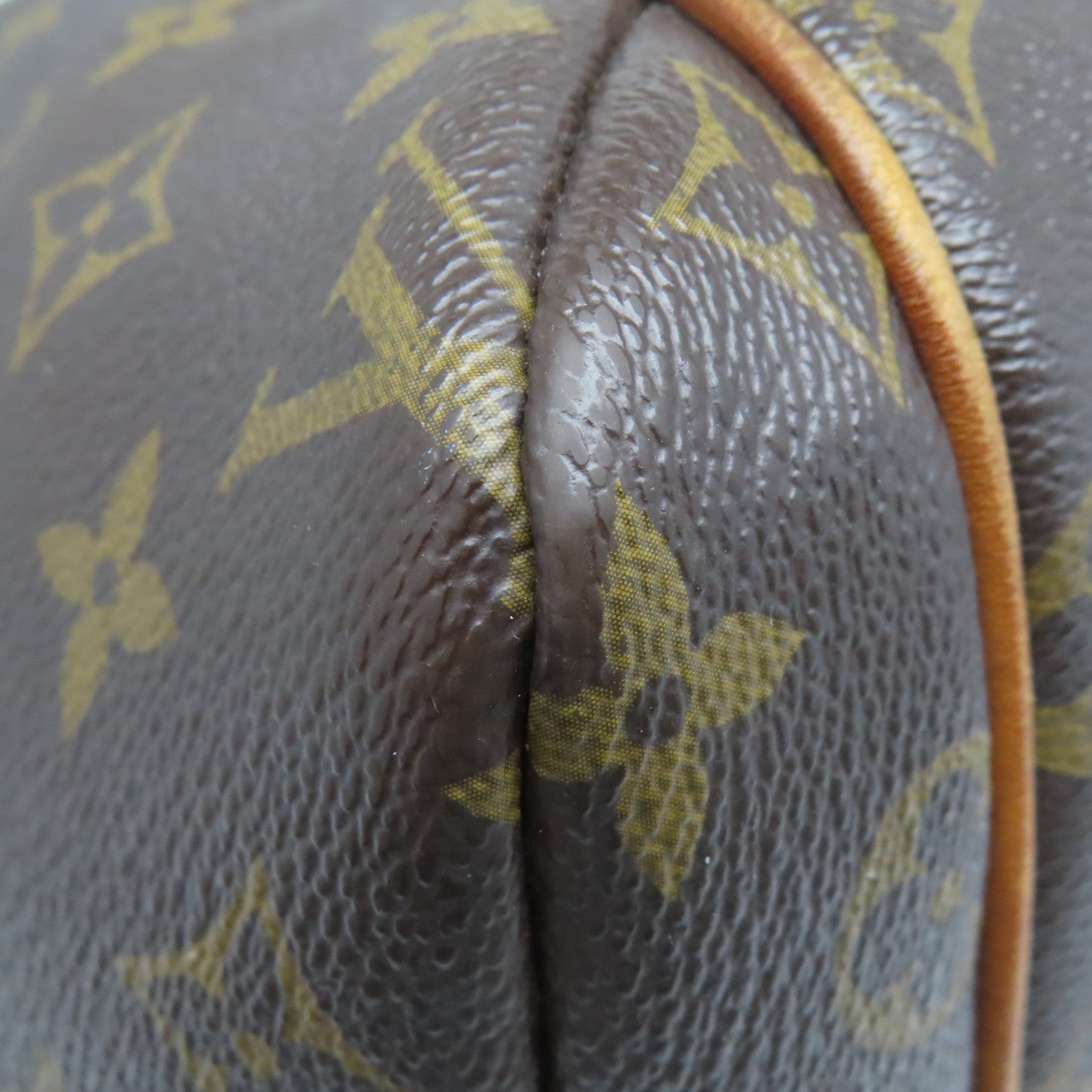 LOUIS VUITTON Monogram Totally MM金扣手挽袋啡色