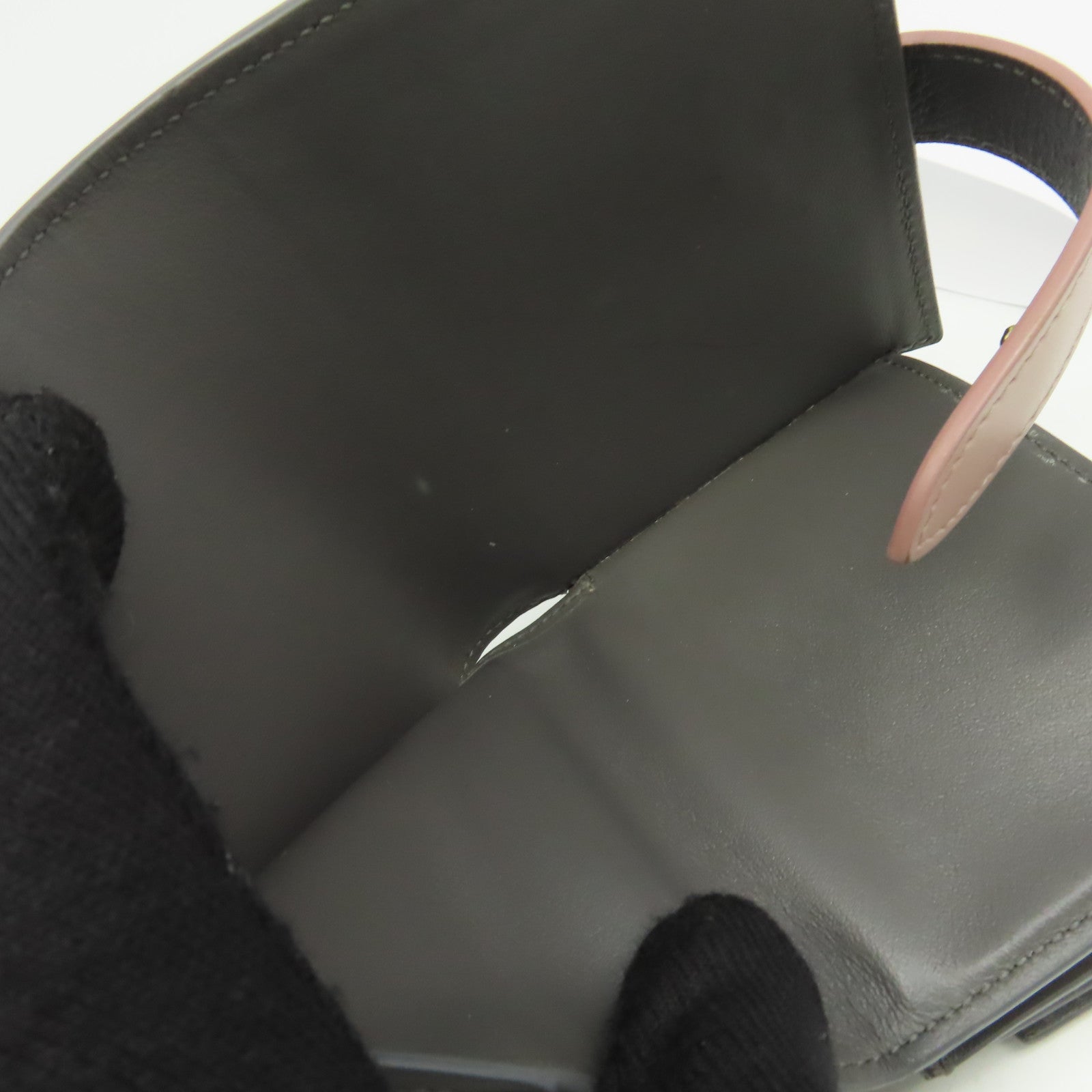 CELINE 牛皮皮革Short Wallet短錢包灰色