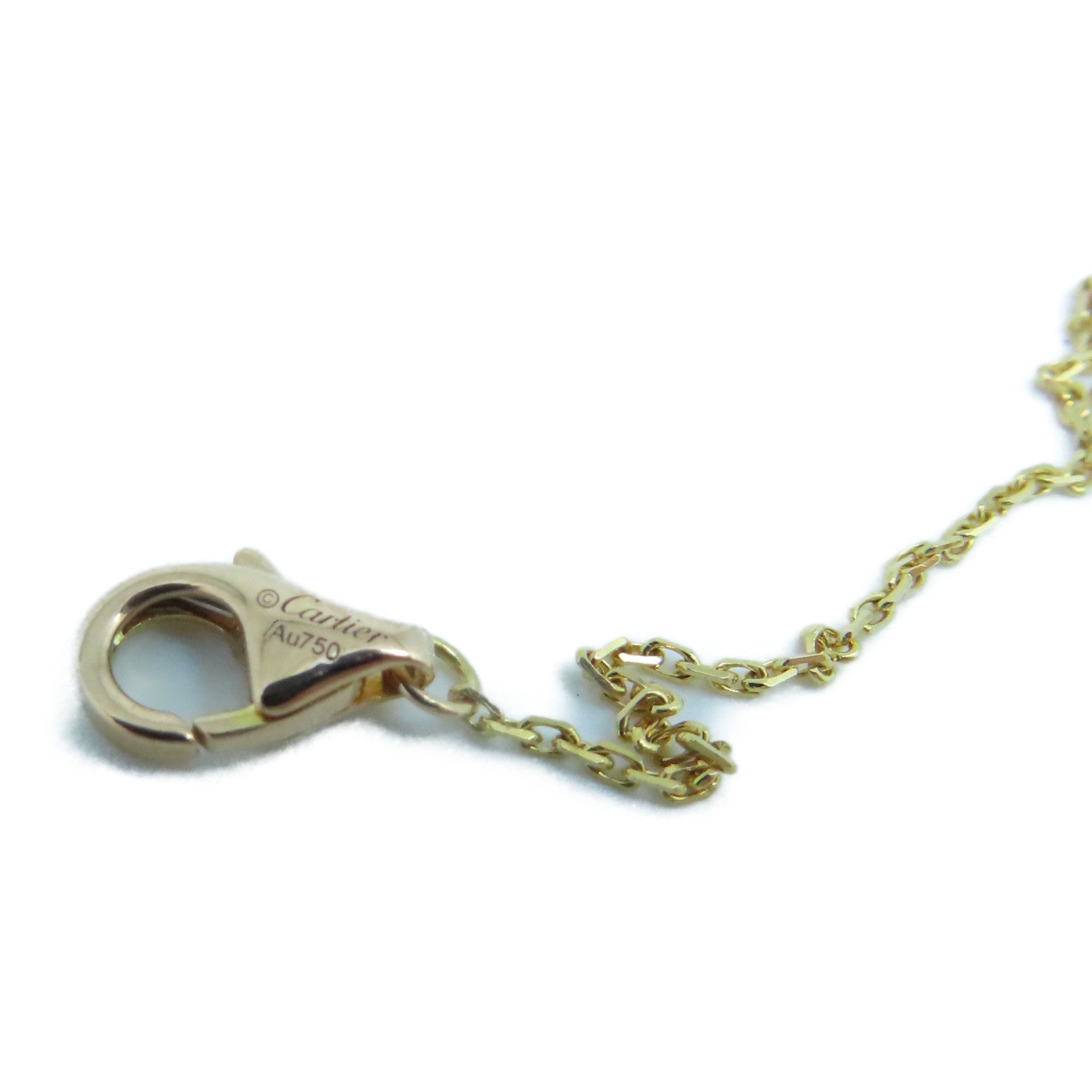 CARTIER 18K玫瑰金Cross Symbol Necklace項鍊2.7g