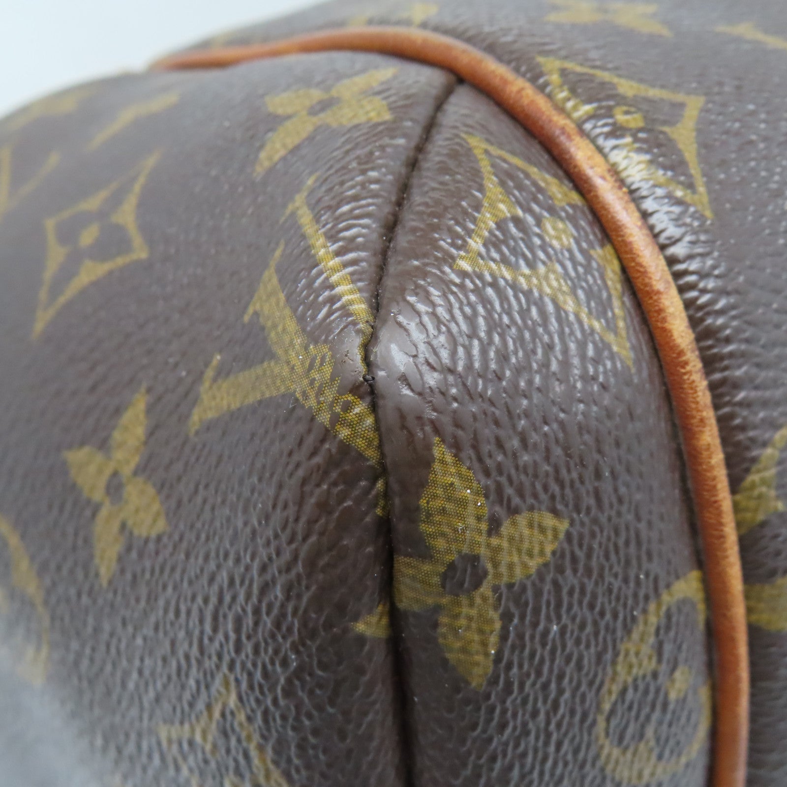 LOUIS VUITTON Monogram Totally MM金扣手挽袋啡色