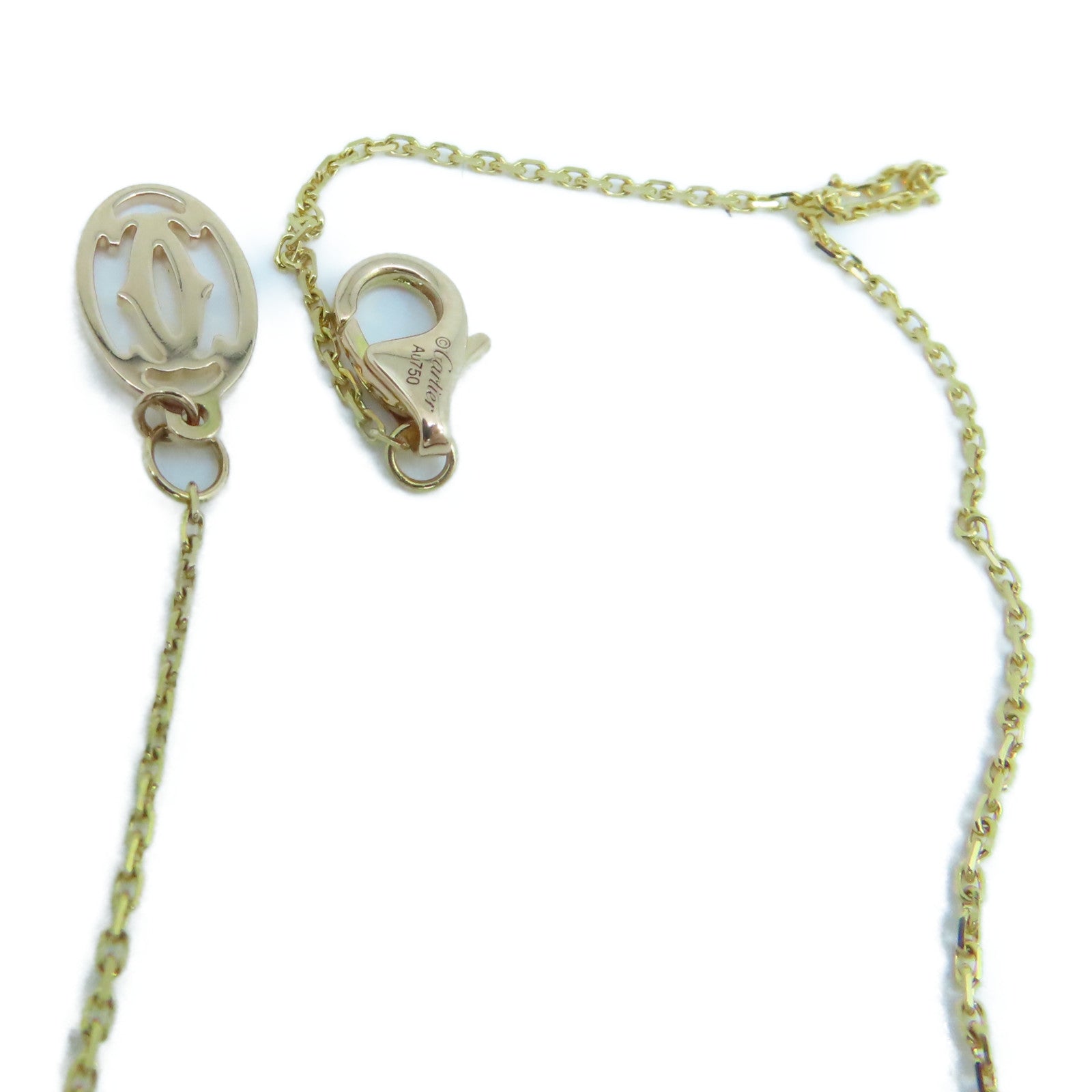 CARTIER 18K玫瑰金Cross Symbol Necklace項鍊2.7g