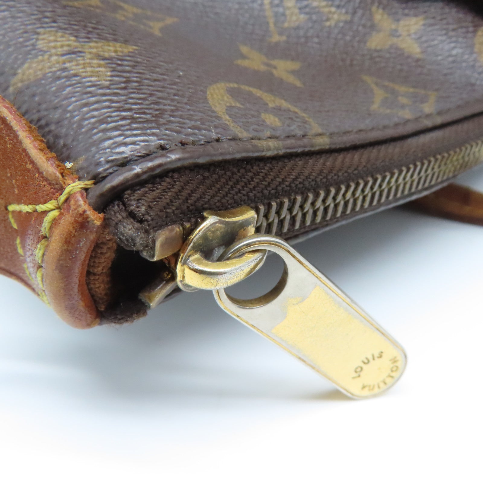LOUIS VUITTON Monogram Totally MM金扣手挽袋啡色