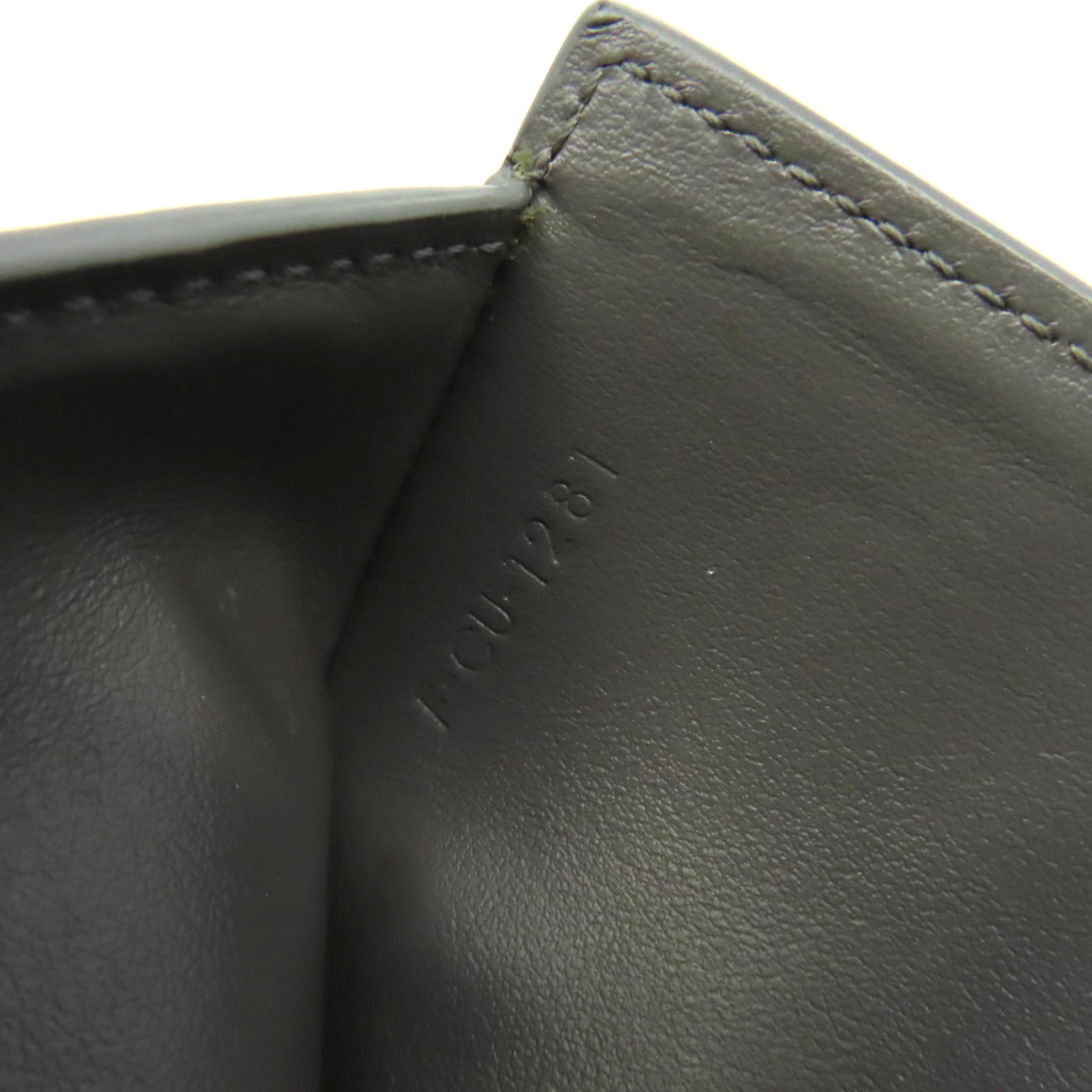 CELINE 牛皮皮革Short Wallet短錢包灰色