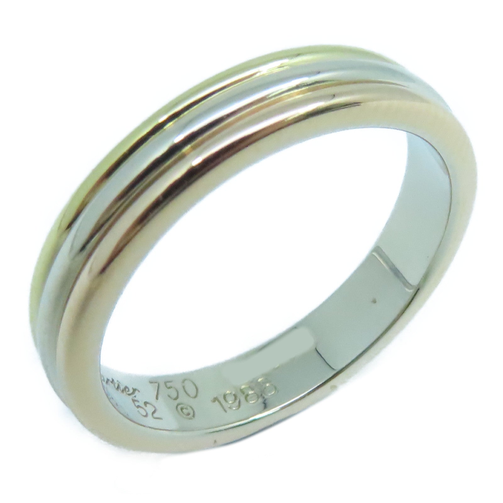 CARTIER 18K黃金/白金/玫瑰金Vendome Louis Ring戒指US#6/#52