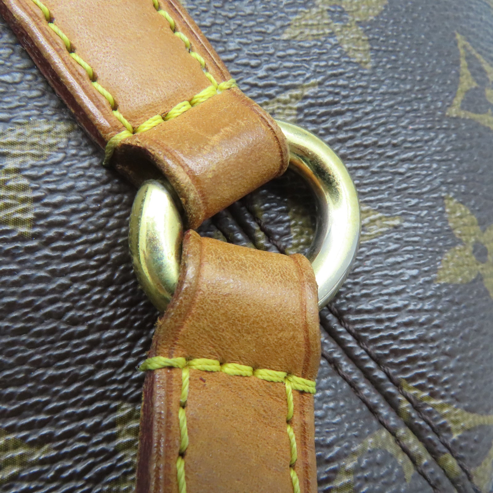 LOUIS VUITTON Monogram Totally MM金扣手挽袋啡色