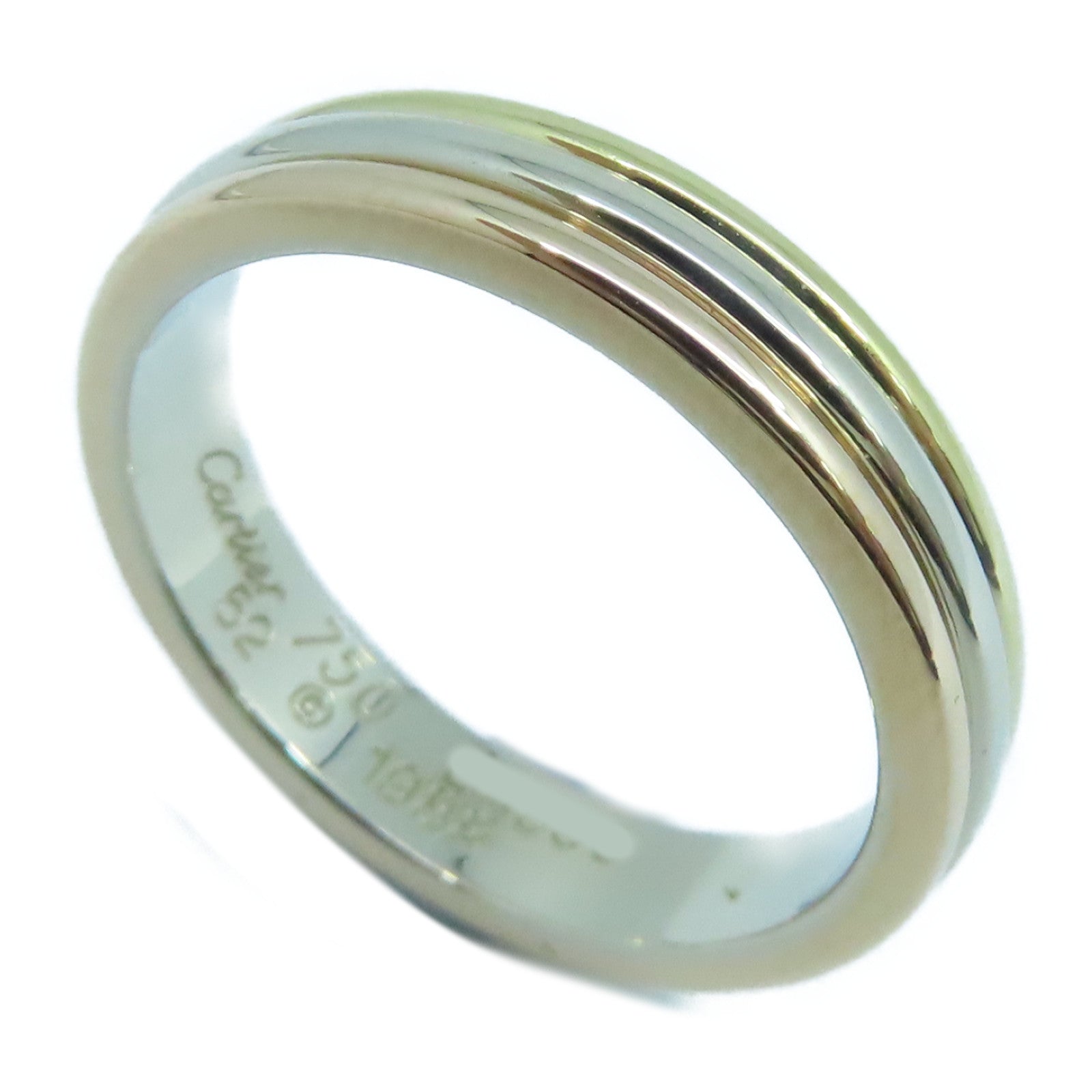CARTIER 18K黃金/白金/玫瑰金Vendome Louis Ring戒指US#6/#52
