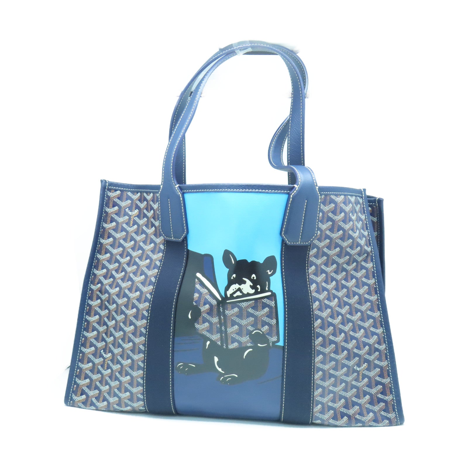GOYARD 塗層帆布Tote Bag手挽袋藍色