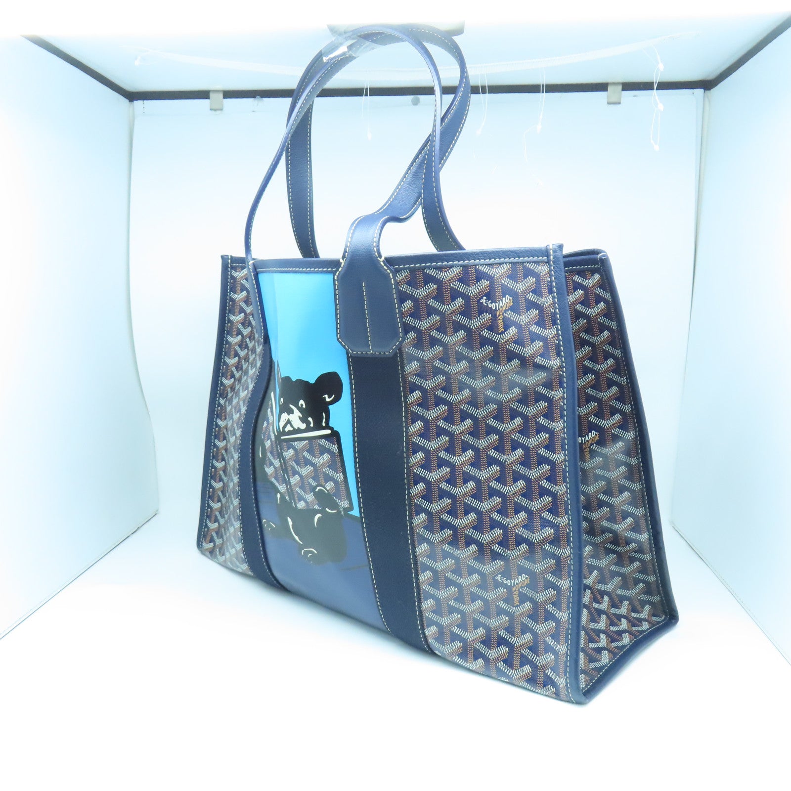 GOYARD 塗層帆布Tote Bag手挽袋藍色 Brand Off Hong Kong Online Store