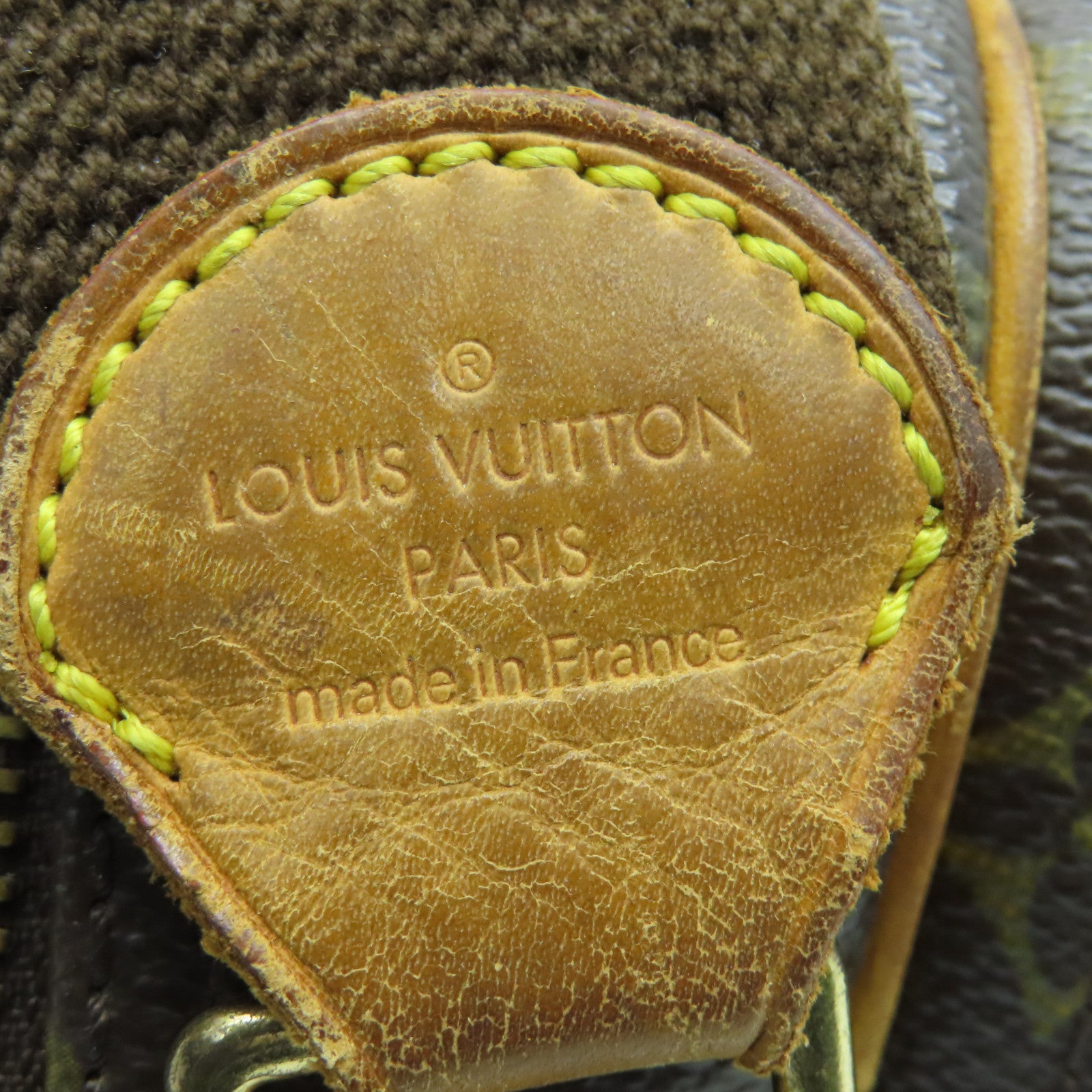 LOUIS VUITTON Monogram Reporter金扣肩背袋啡色