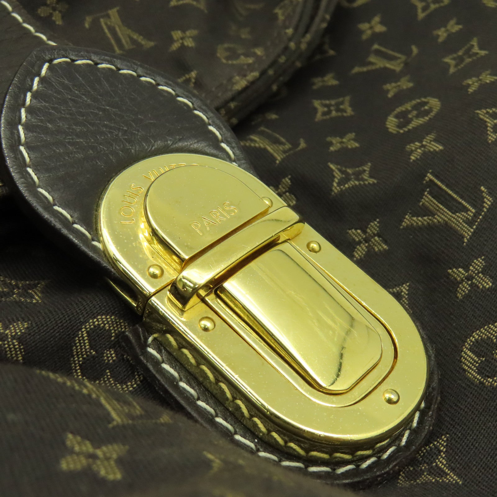 LOUIS VUITTON Monogram Idylle Romance Shoulder Bag金扣肩背袋啡色