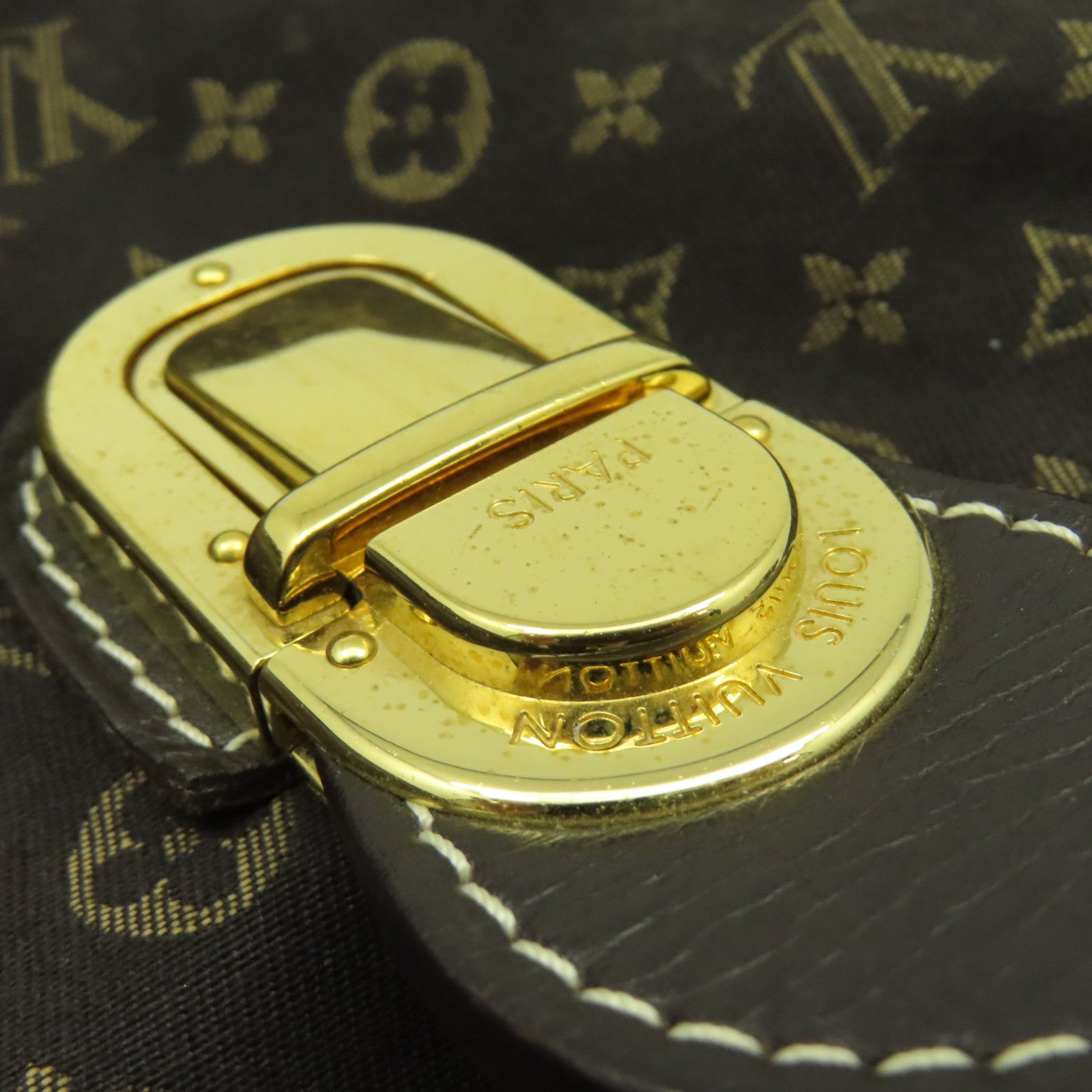 LOUIS VUITTON Monogram Idylle Romance Shoulder Bag金扣肩背袋啡色
