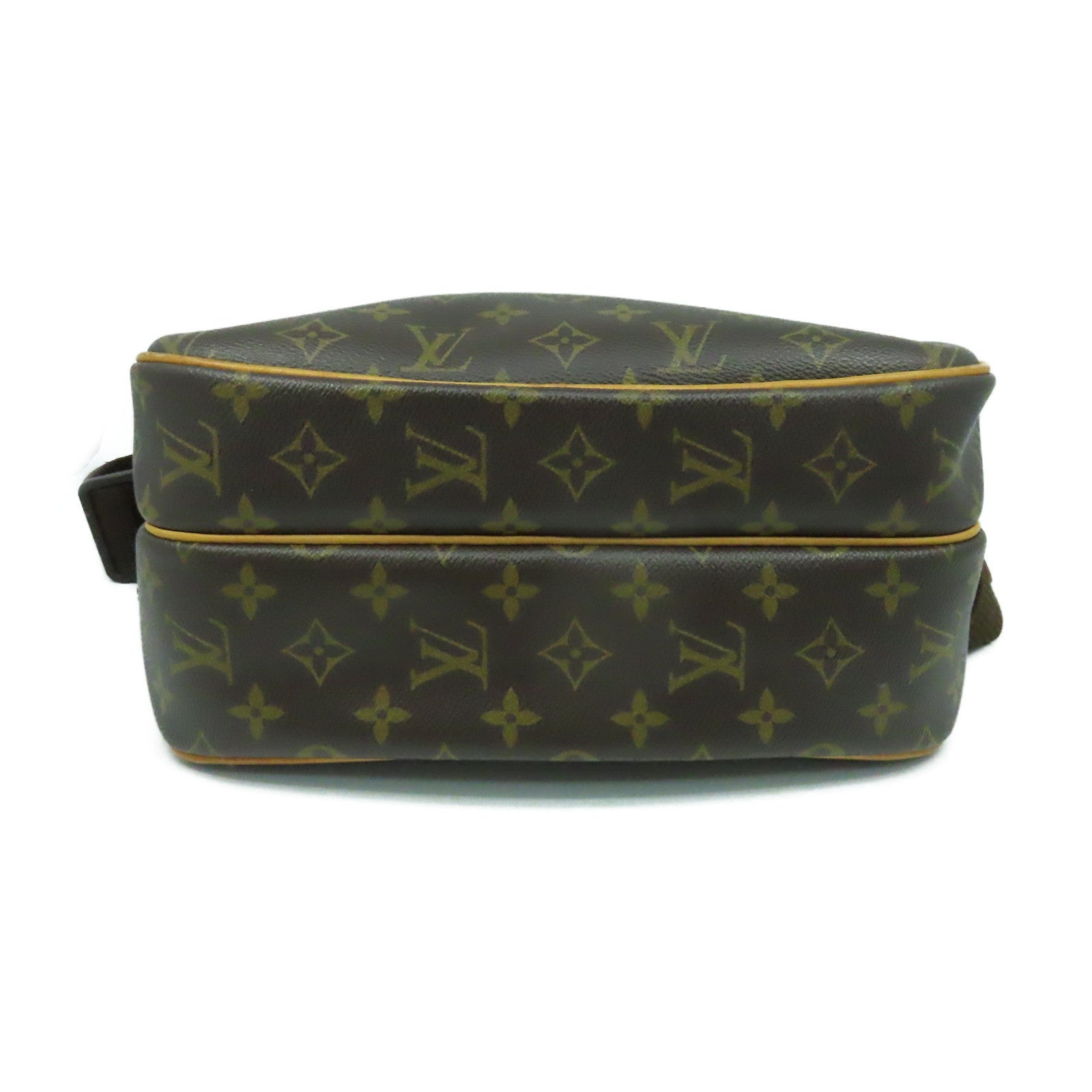 LOUIS VUITTON Monogram Reporter PM Shoulder Bag肩背袋啡色