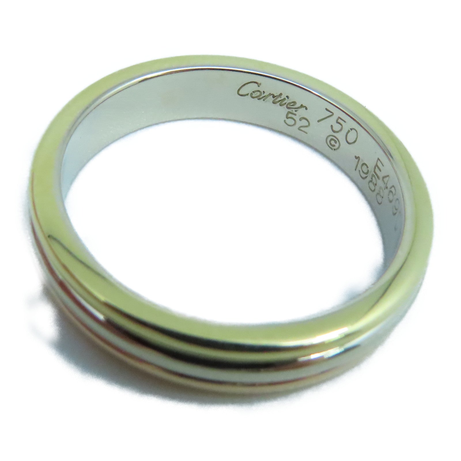 CARTIER 18K黃金/白金/玫瑰金Vendome Louis Ring戒指US#6/#52