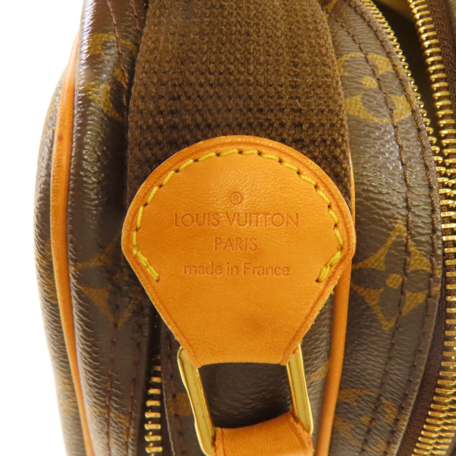 LOUIS VUITTON Monogram Reporter PM Shoulder Bag肩背袋啡色