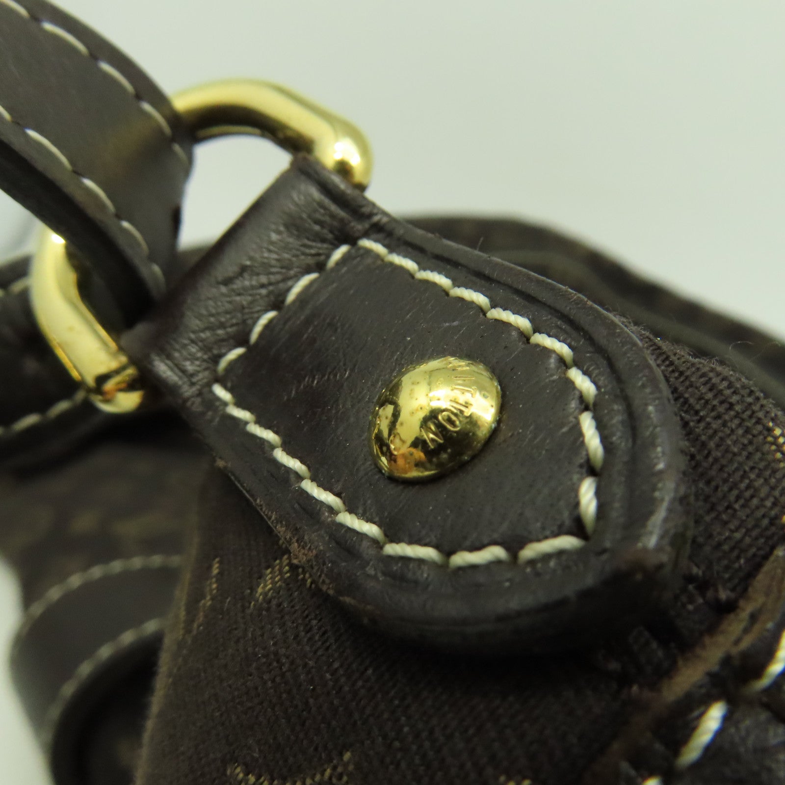 LOUIS VUITTON Monogram Idylle Romance Shoulder Bag金扣肩背袋啡色