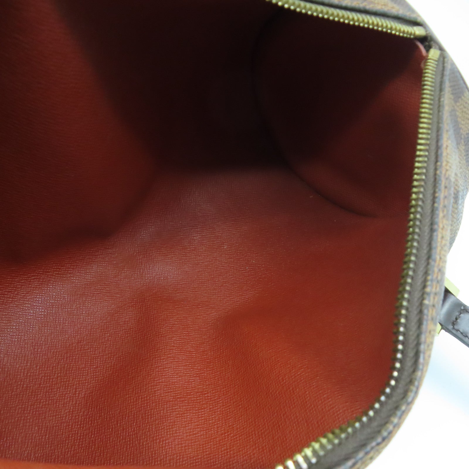 LOUIS VUITTON Damier Ebene Papillon PM金扣肩背袋啡色