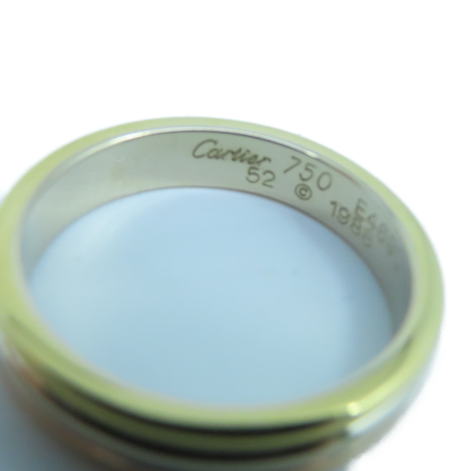 CARTIER 18K黃金/白金/玫瑰金Vendome Louis Ring戒指US#6/#52