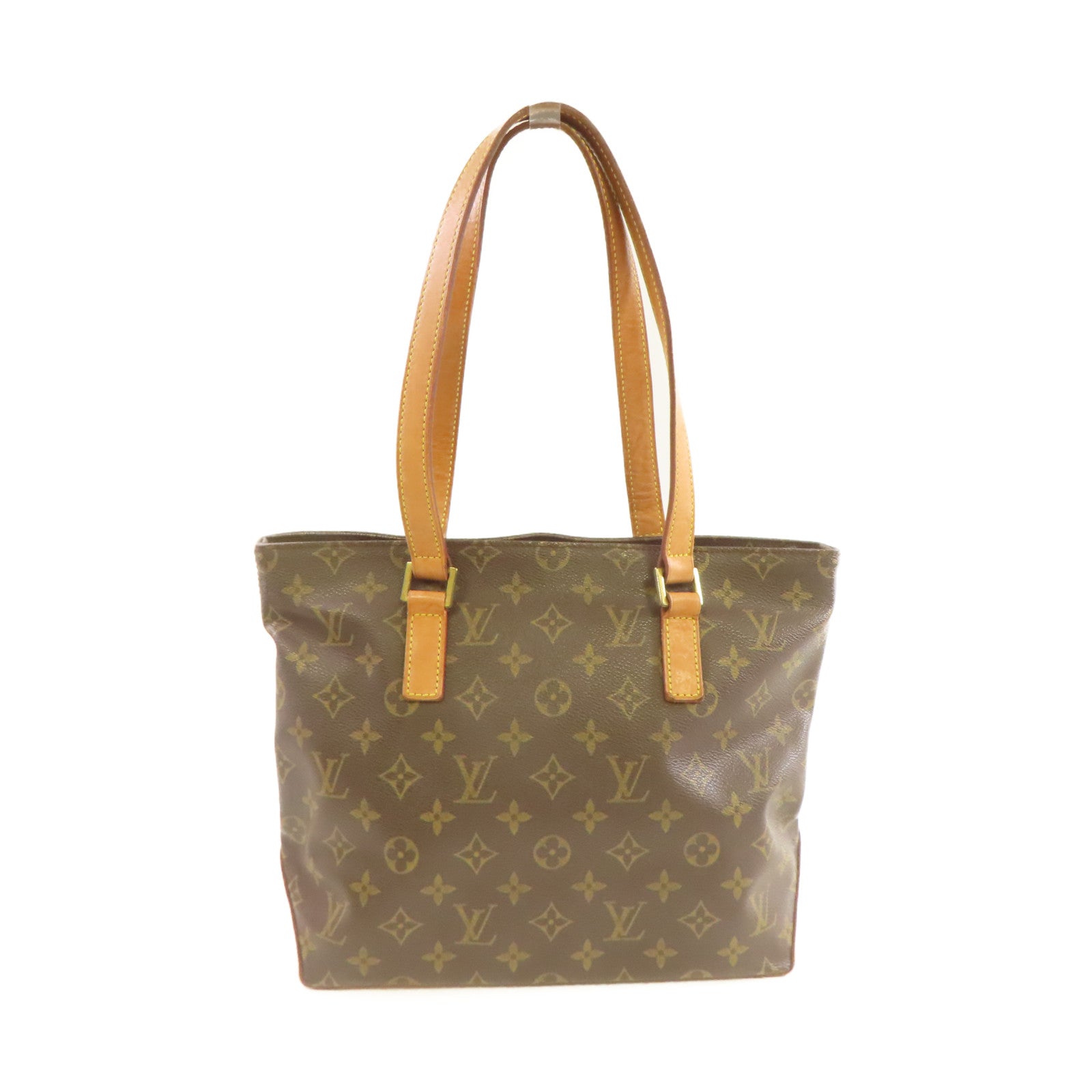 LOUIS VUITTON Monogram Cabas Piano Tote Bag金扣肩背袋啡色
