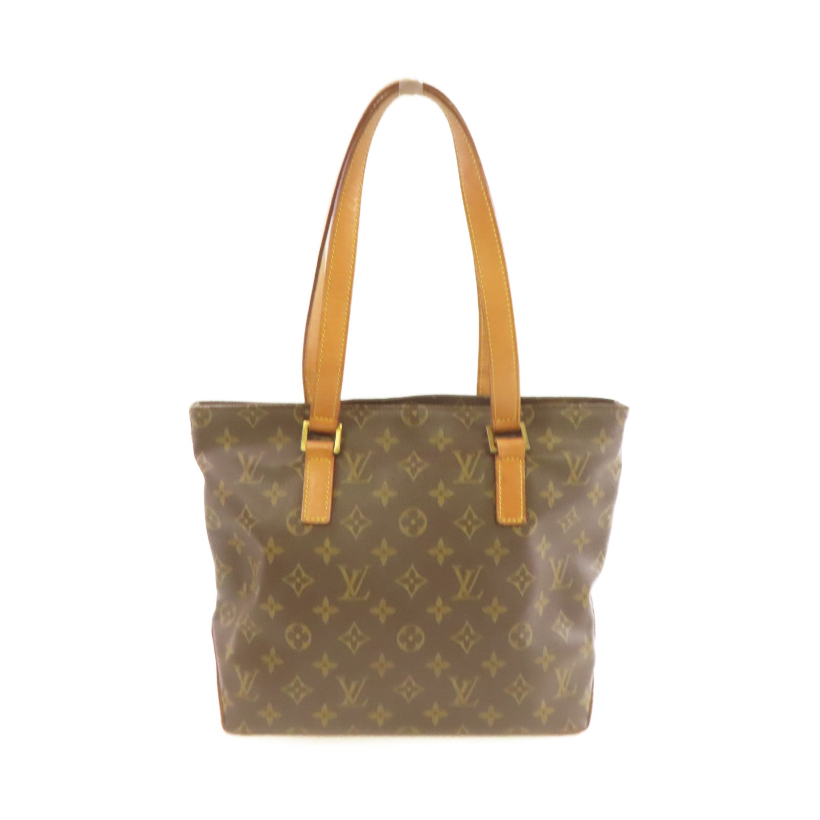 LOUIS VUITTON Monogram Cabas Piano Tote Bag金扣肩背袋啡色