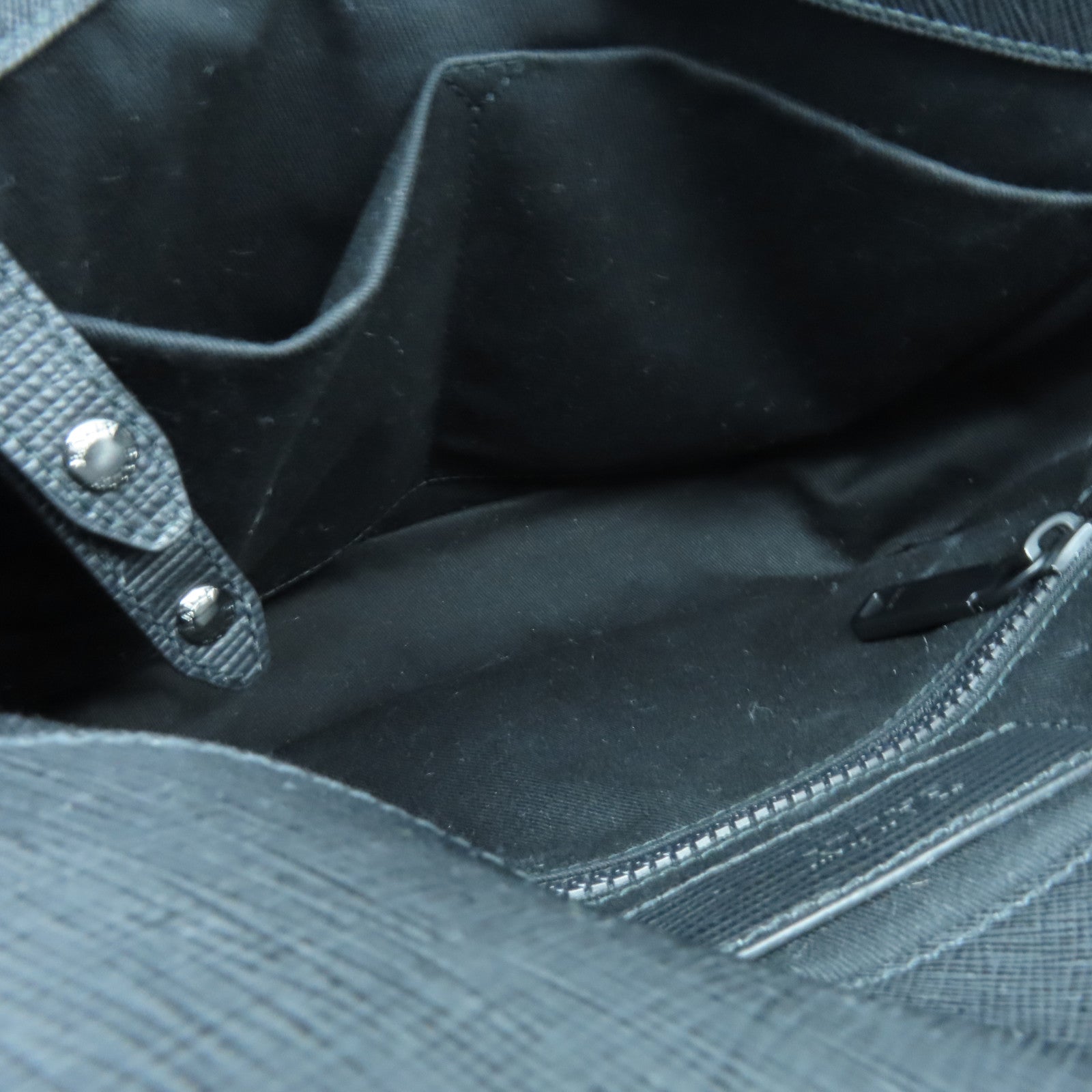 BALLY Cowhide Leather Messenger Bag Black Buckle Shoulder Bag Black