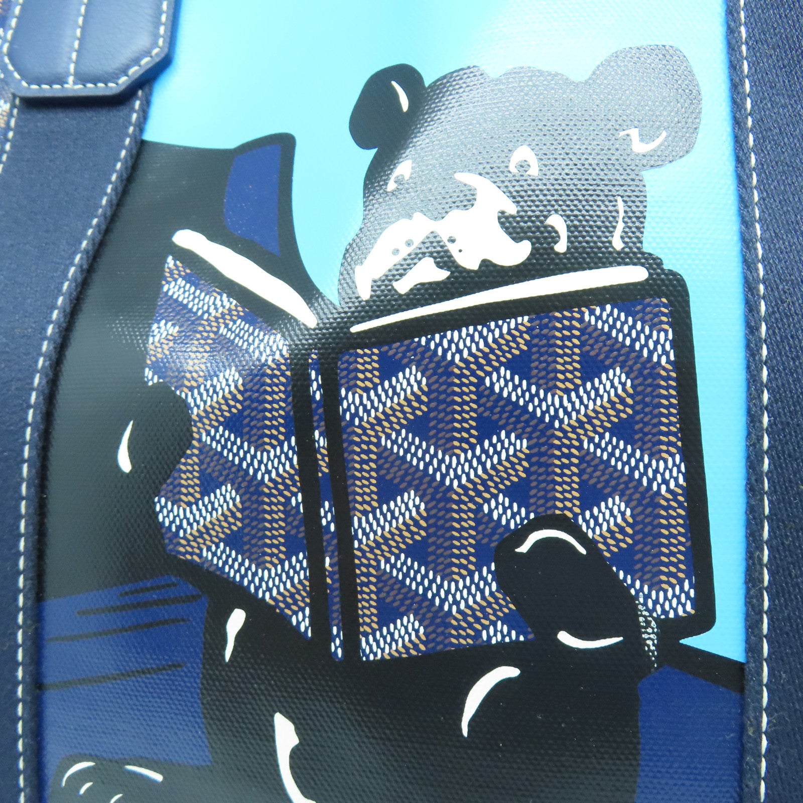 GOYARD 塗層帆布Tote Bag手挽袋藍色