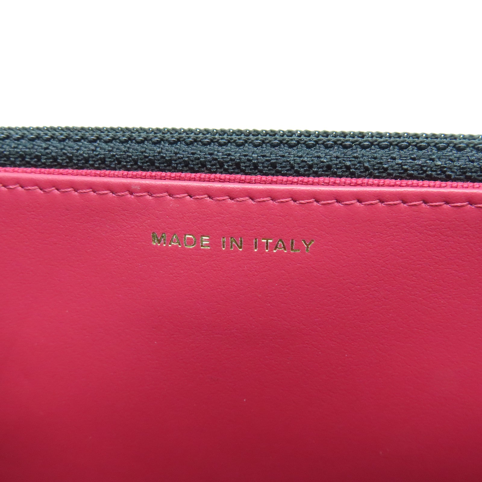 CHANEL 菱格羊皮皮革Chain Shoulder Bag金扣/銀扣鏈帶肩背袋黑色