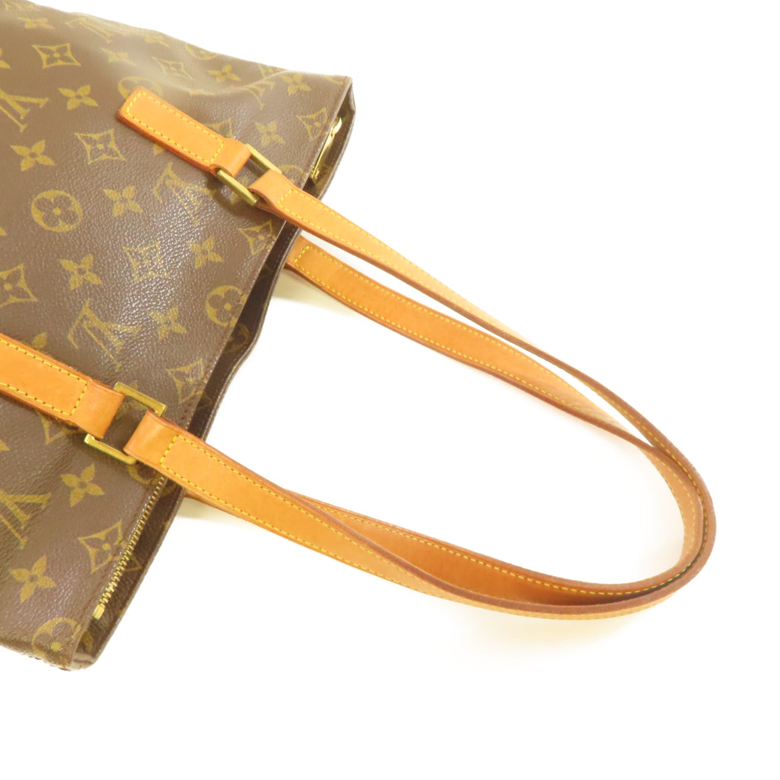 LOUIS VUITTON Monogram Cabas Piano Tote Bag金扣肩背袋啡色