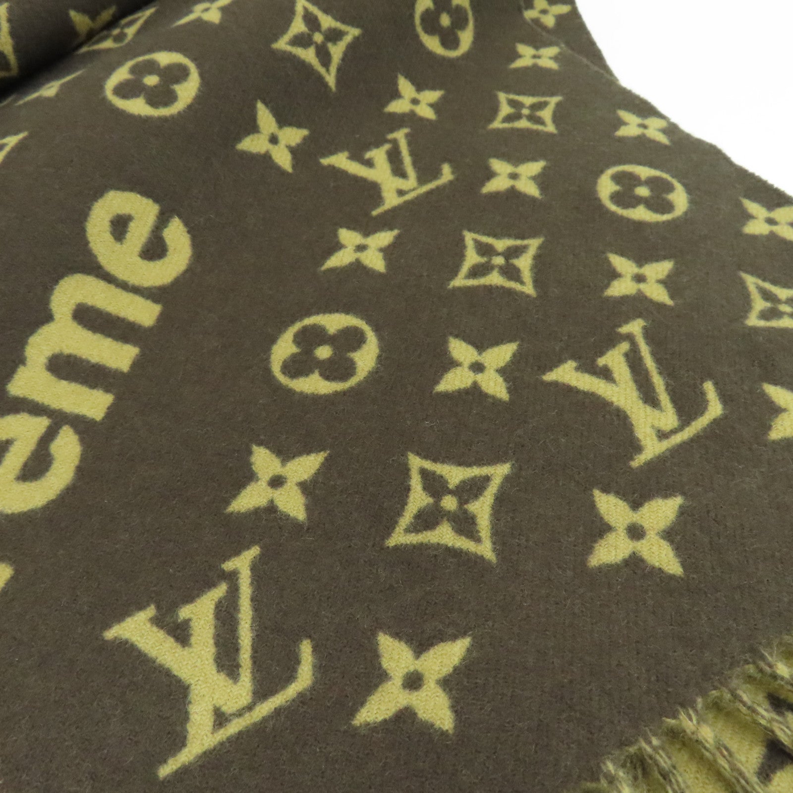 LOUIS VUITTON 羊毛/羊絨Scarf圍巾啡色