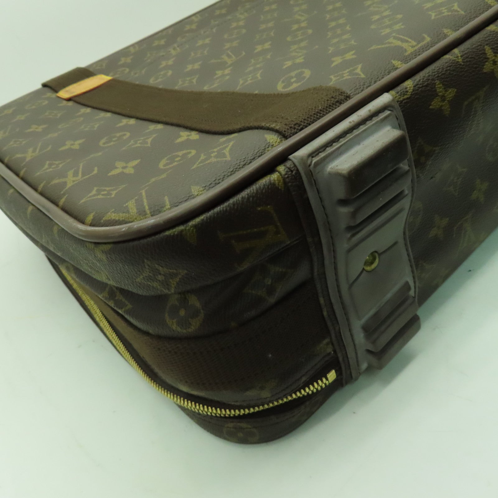 LOUIS VUITTON 【激減優惠】Monogram Satellite 53金扣行李箱啡色
