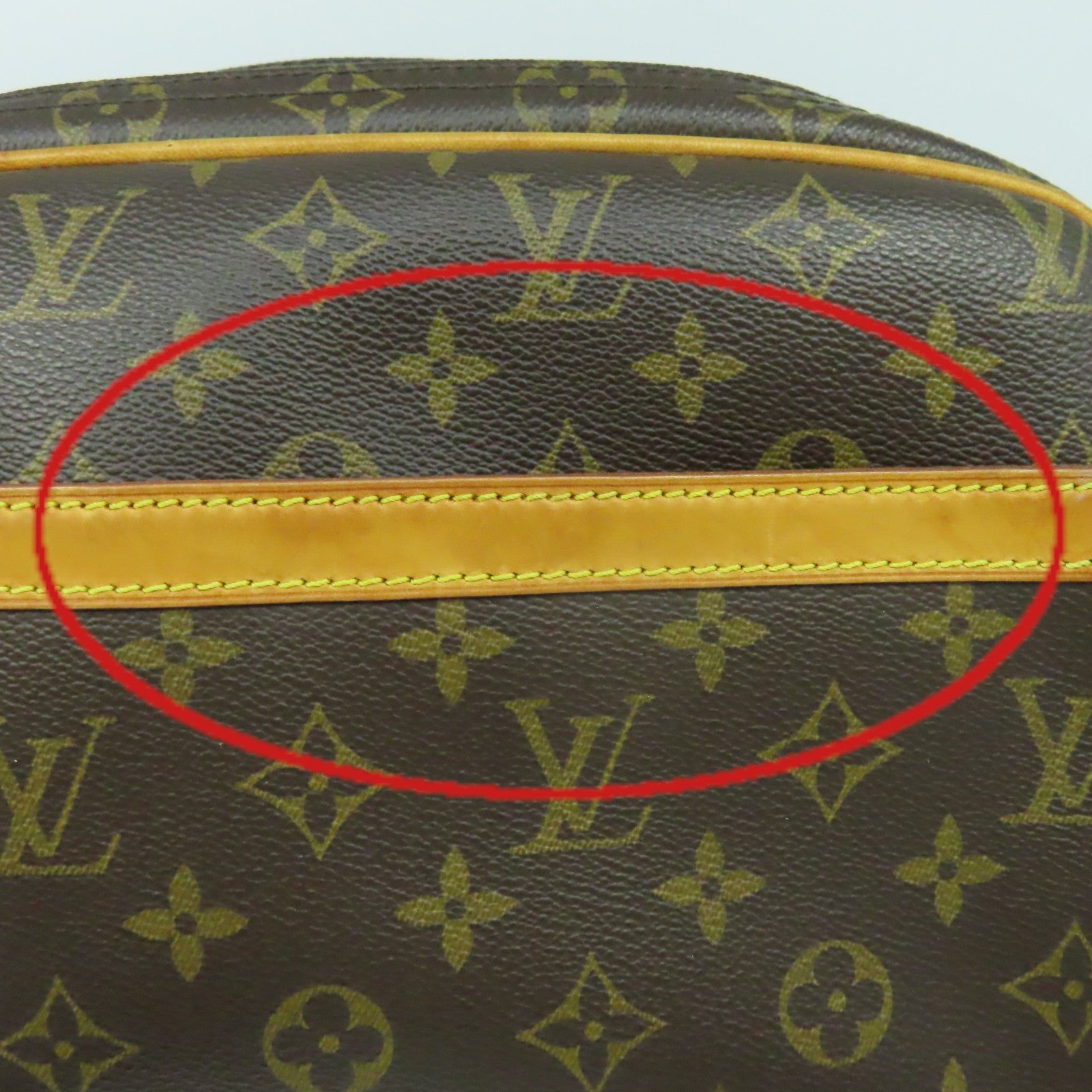 LOUIS VUITTON Monogram Reporter PM Shoulder Bag肩背袋啡色
