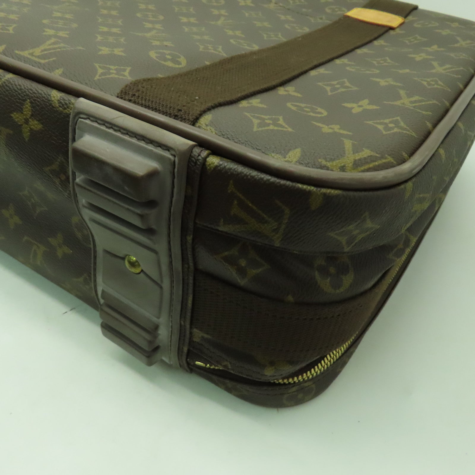LOUIS VUITTON 【激減優惠】Monogram Satellite 53金扣行李箱啡色