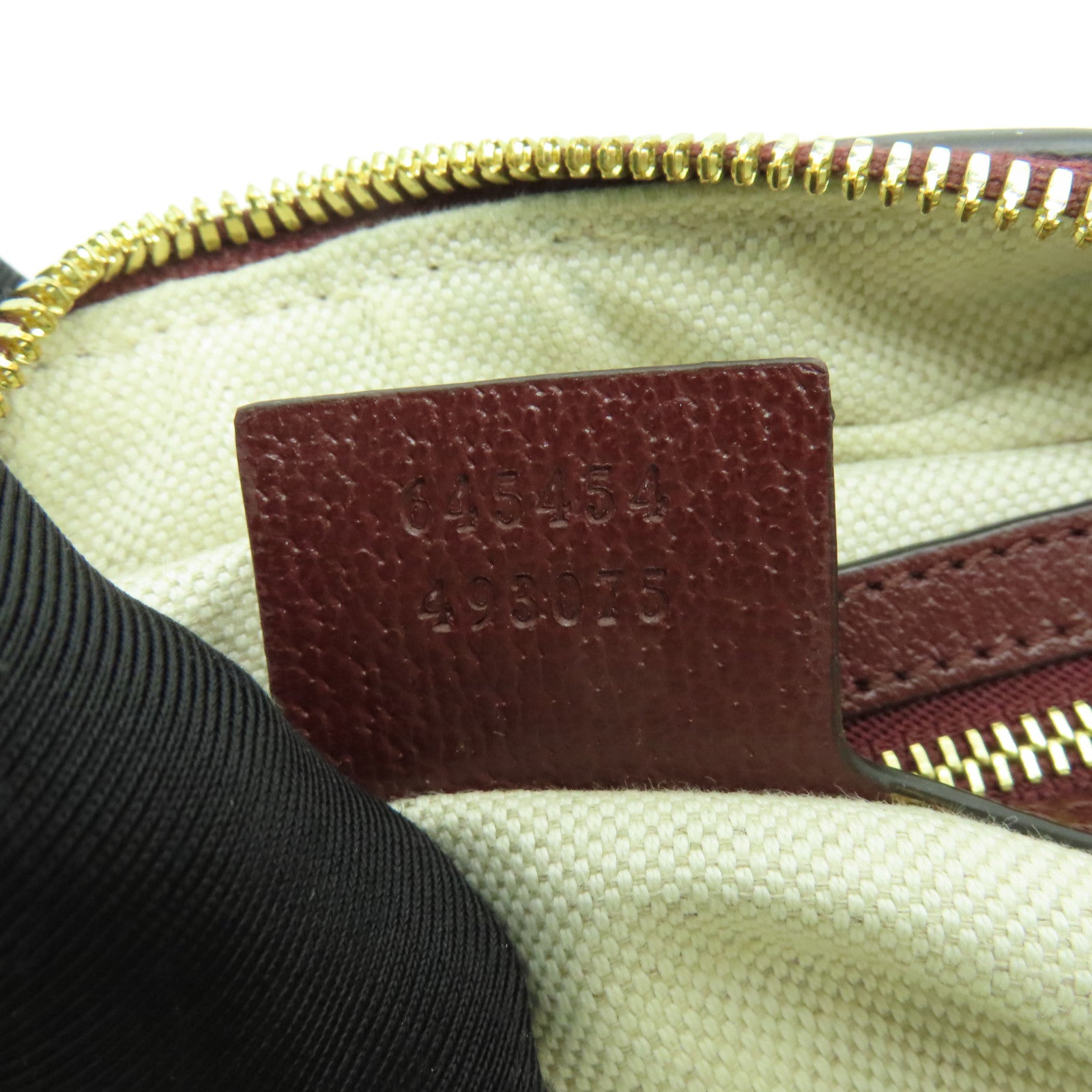 GUCCI 帆布Shoulder Bag金扣肩背袋紅色