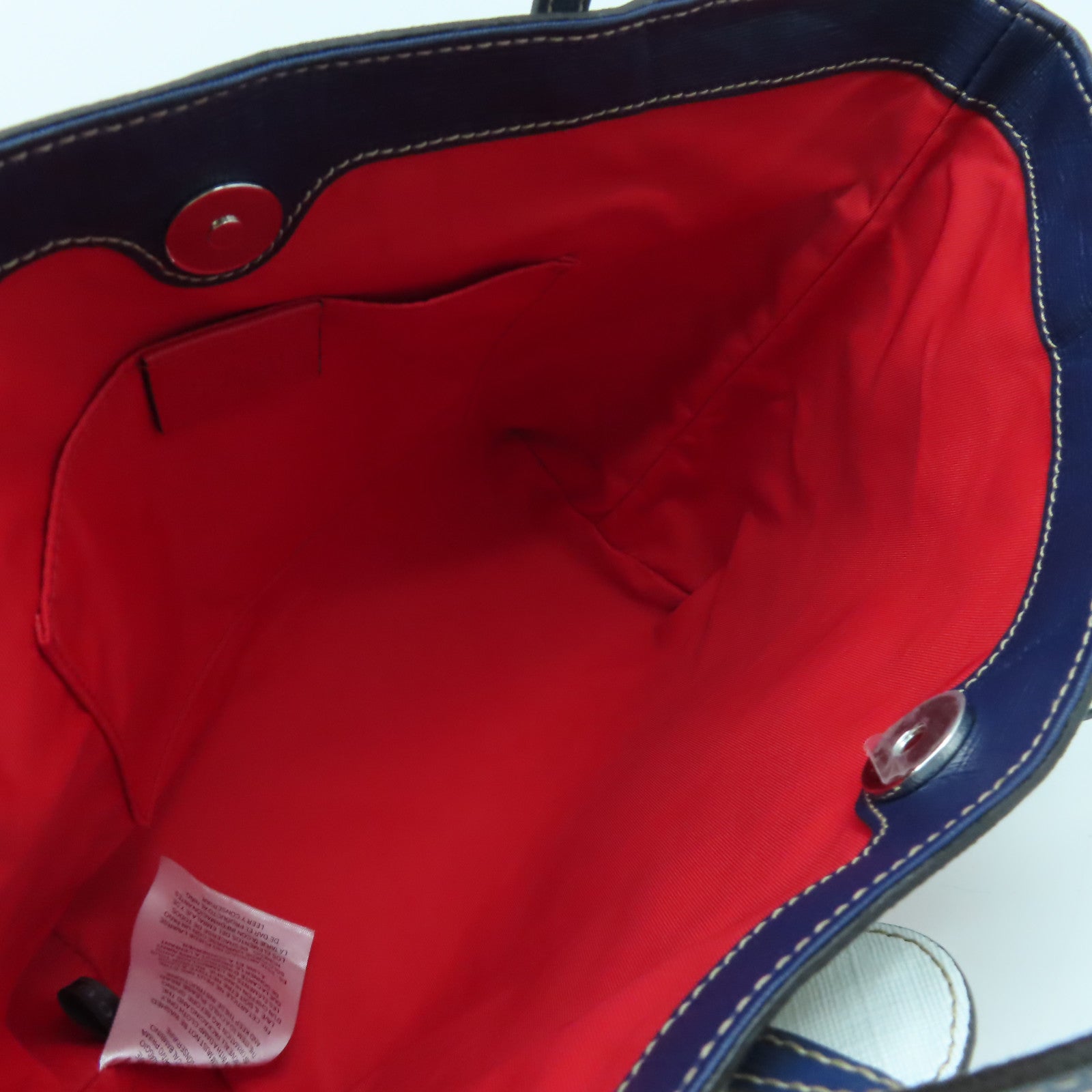 GUCCI 塗層帆布Hand Bag銀扣手挽袋啡色