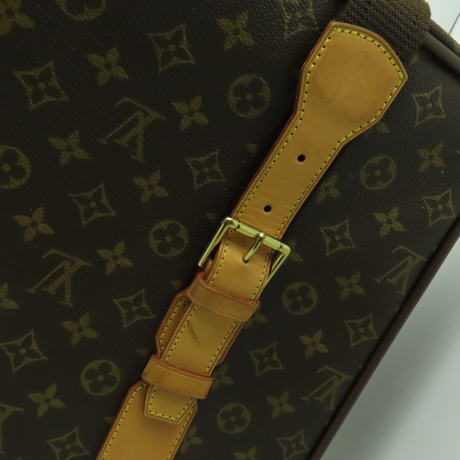 LOUIS VUITTON 【激減優惠】Monogram Satellite 53金扣行李箱啡色