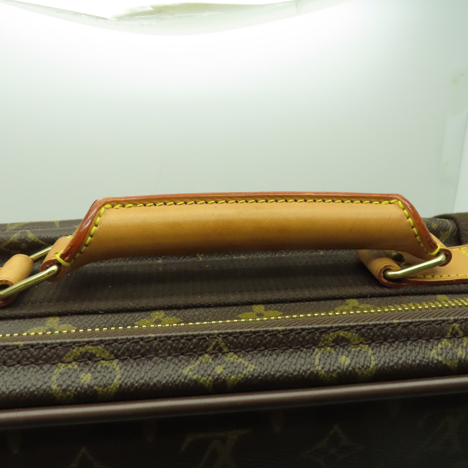 LOUIS VUITTON 【激減優惠】Monogram Satellite 53金扣行李箱啡色