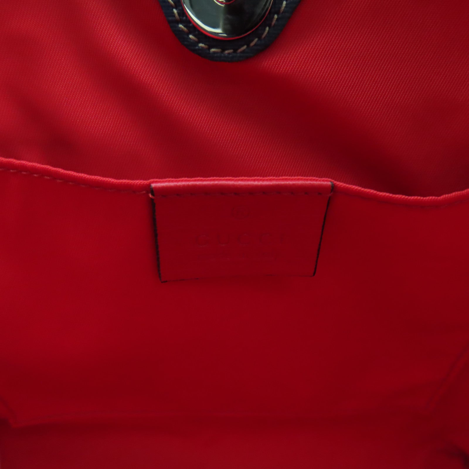 GUCCI 塗層帆布Hand Bag銀扣手挽袋啡色