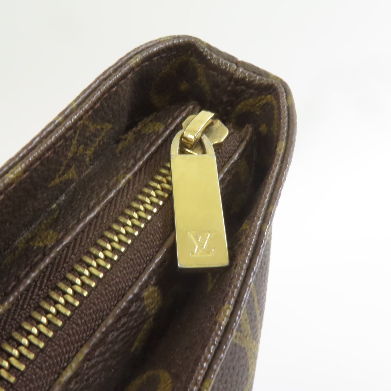 LOUIS VUITTON Monogram Cabas Piano Tote Bag金扣肩背袋啡色