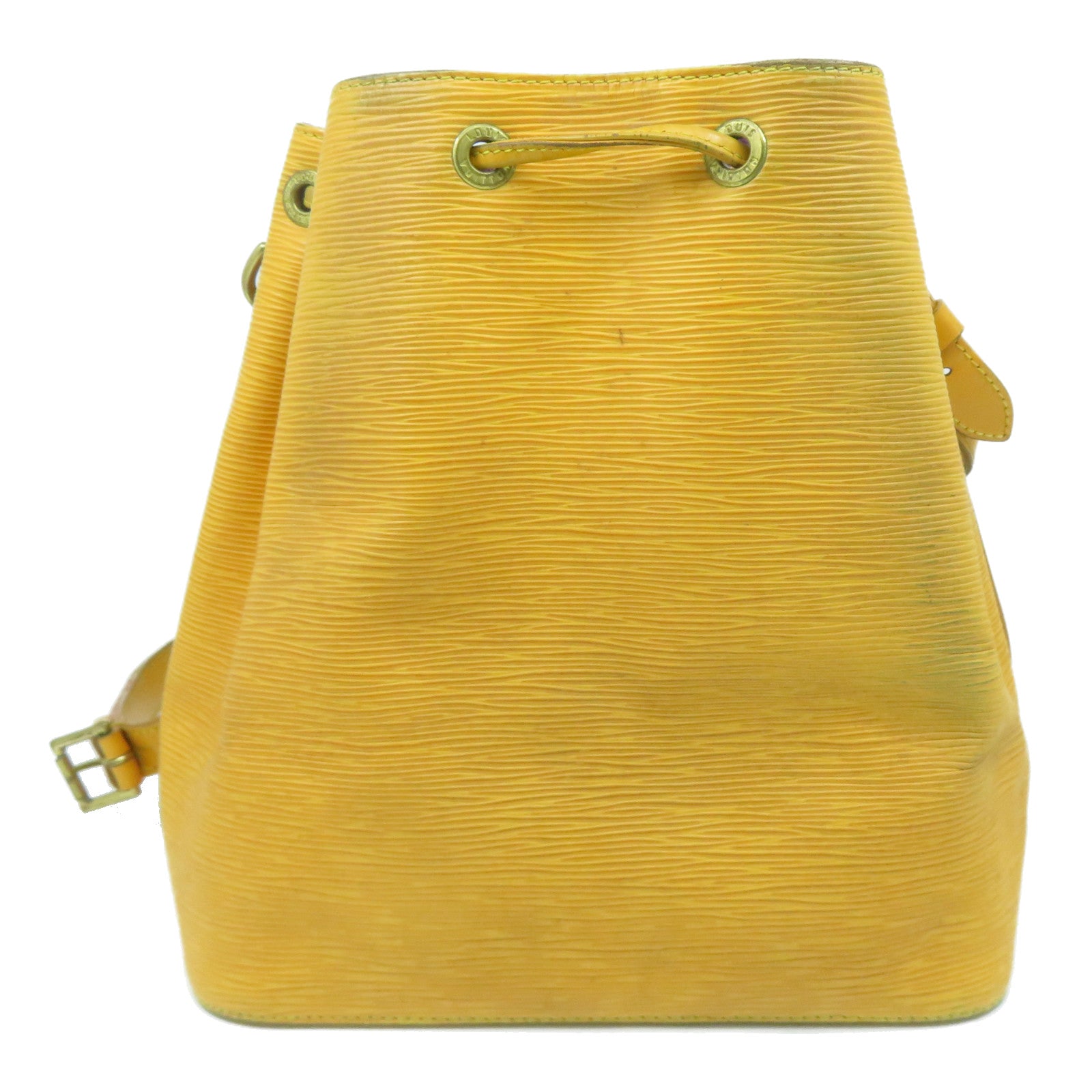 LOUIS VUITTON Epi Noe Shoulder Bag金扣肩背袋黃色
