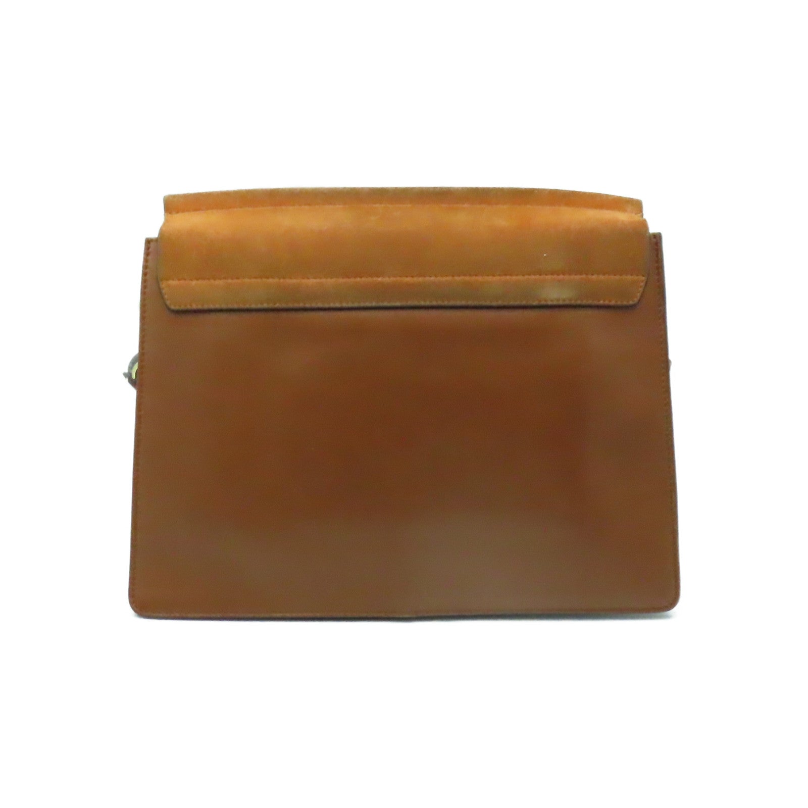 Chloe 【激減優惠】牛皮皮革/麂皮皮革Shoulder Bag肩背袋啡色
