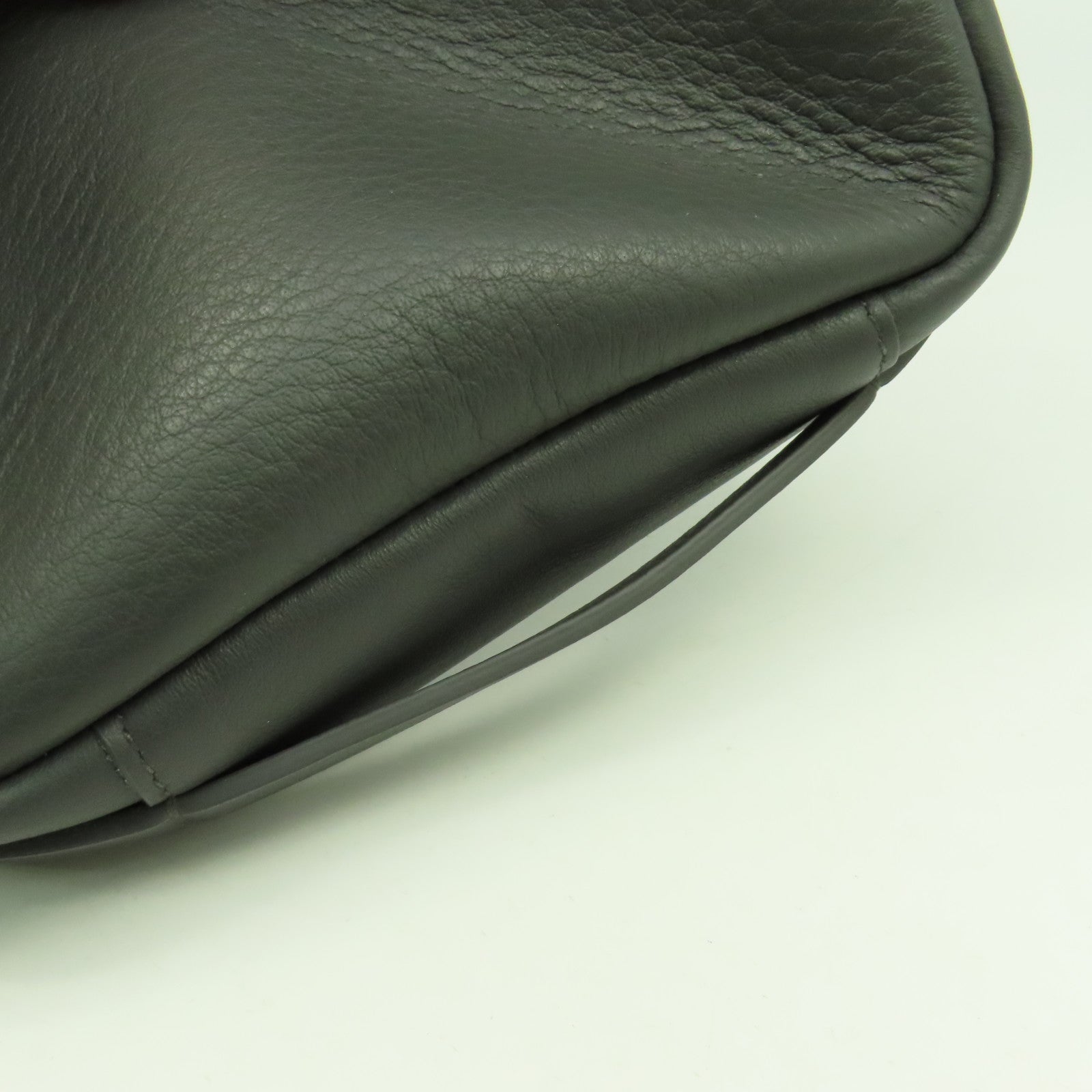 BALENCIAGA 牛皮皮革Exeryay XS銀扣肩背袋灰色