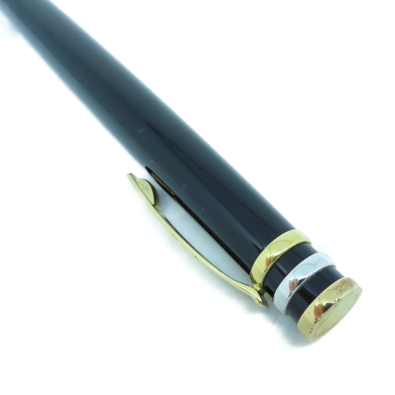 CARTIER Ballpoint Pen Metal Pen Black/Gold