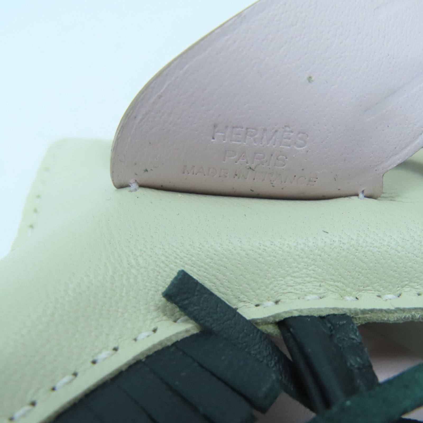 HERMES 【激減優惠】Swift皮革Rodeo S掛飾米色/綠色/淺紫色