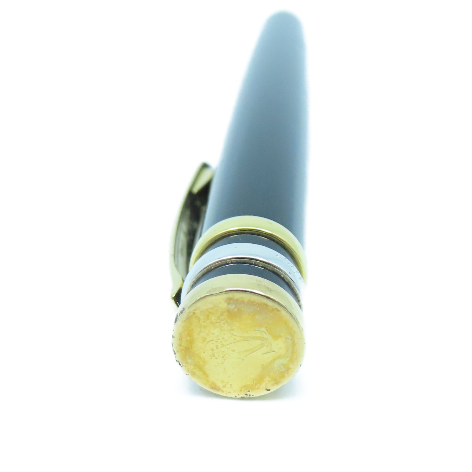 CARTIER Ballpoint Pen Metal Pen Black/Gold