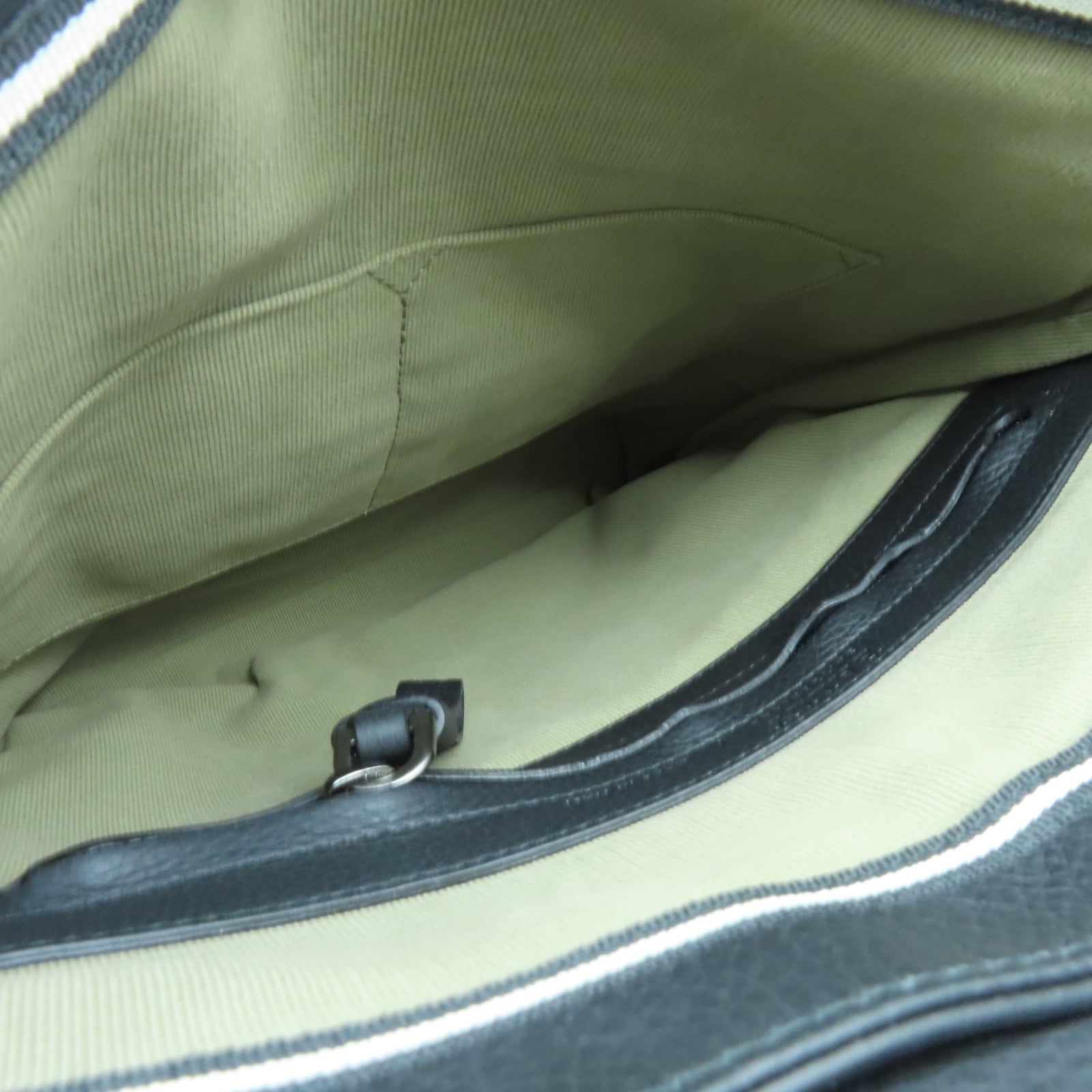 BALLY 牛皮皮革Shoulder Bag黑扣肩背袋黑色