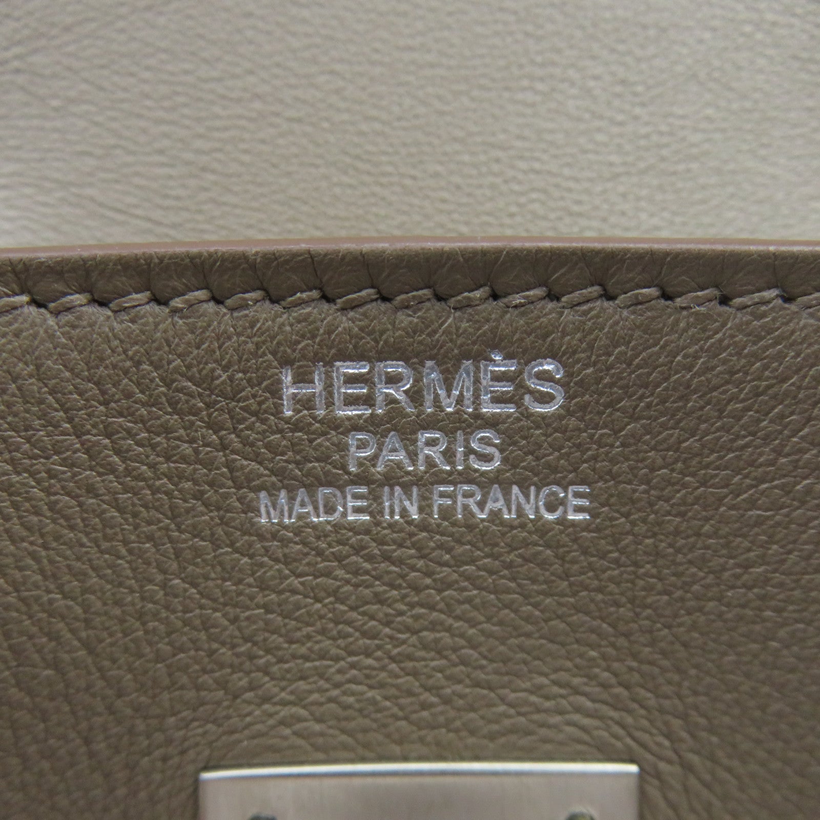 HERMES 【激减优惠】Swift皮革银扣Birkin 35 Hand Bag手挽袋啡色/粉红色